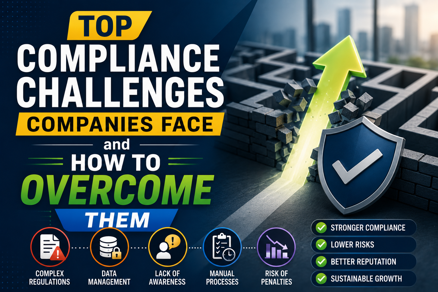 Read more about the article Top Compliance Challenges Companies Face and How to Overcome Them